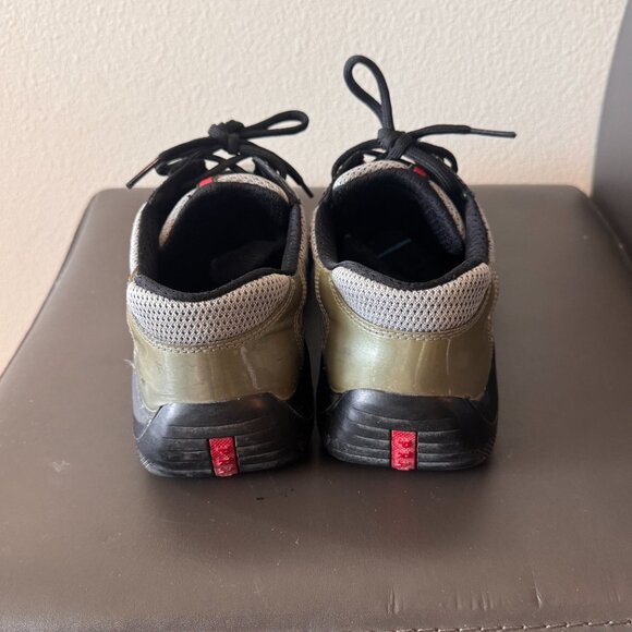 Prada Men's America's Cup Sneakers – Patent Leather - Picture 6 of 6